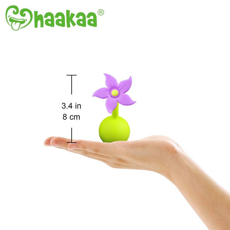 haakaa Silicone Breast Pump Stopper 1 pk (Purple) - Image 5