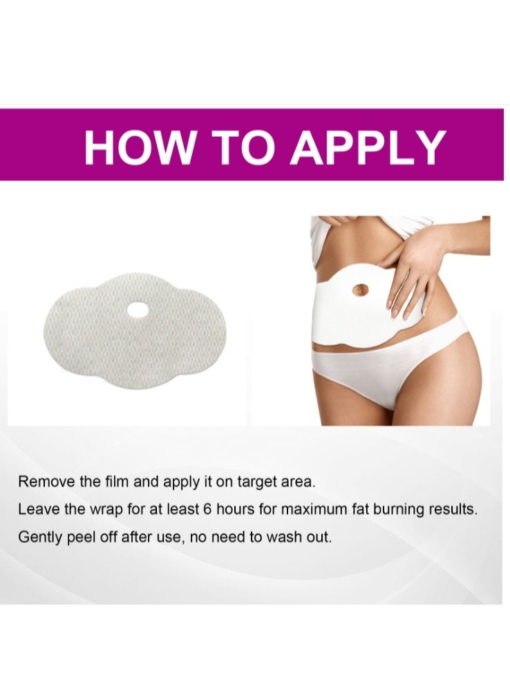 EELHOE - BurnUp Belly Shaping Patch,Natural Herbal Slimming Patches,Perfect Detox Slimming Patch,Belly Fat Burner,Quick Slimming Belly Button Patch for Men Women 5 patch - Image 1