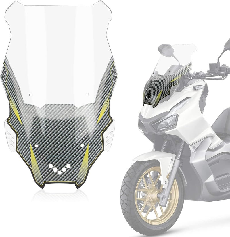 PSLER® Motorcycle Windscreen Windshield Wind Deflector for ADV 150 2019 (Clear) - Image 1