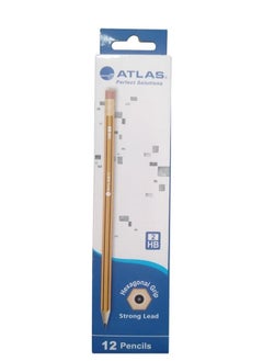 ATLAS ATLAS 12-Pieces HB 2 Pencil Black  - Image 2