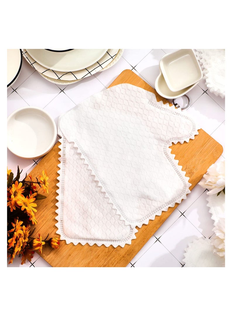 SYOSI - Microfiber Dusting Cloths Gloves, Dust Wipes, Feather Dusters, Grabs and Locks in Dust, Pet Hair Cleaning Possible Dual-Sided Disposable Dusting Gloves (40 Pieces) - Image 1
