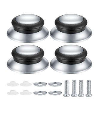 Pot Lid Knobs, 4 Pcs Universal Pot Lid Handle Covers, Heat Resistant Kitchen Cookware Pan Lid Cover Hand Grip Replacement Knobs Handles for Frying Pan Saucepan Lid Cover Handles Knobs - pzsku/Z2BF3F56CCB0E2D32FECFZ/45/_/1739789119/51d76223-3c56-47ff-bfab-f2f71d4863f5