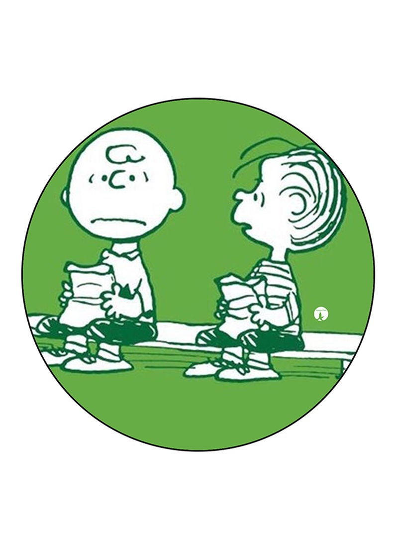 RKN Snoopy Printed Fridge Magnet  Round  Multicolour - Image 1