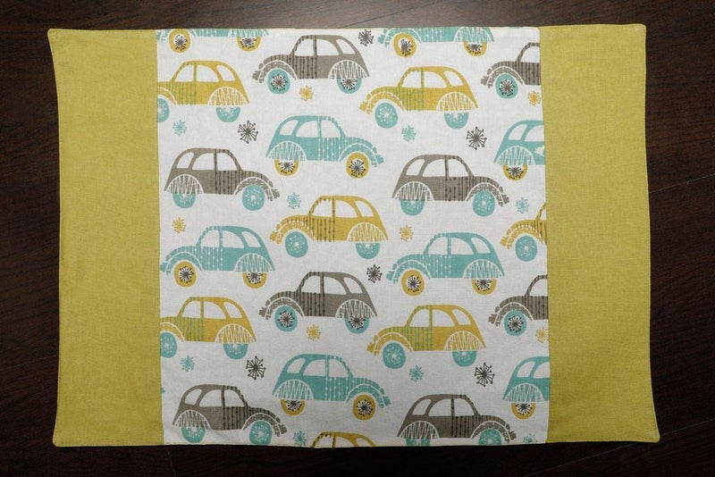 Dekor World Polyester Blend Car Printed Table Cover with Place Mat & Napkin - Green, 25 Piece - Image 4