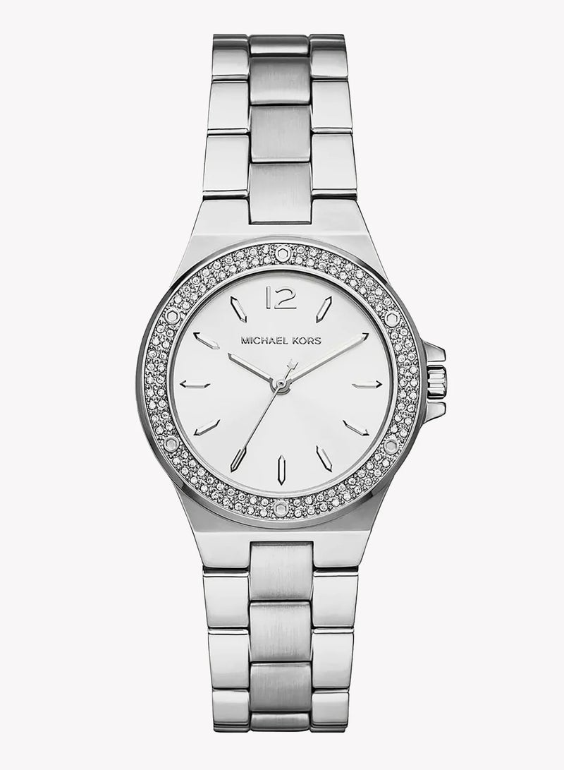 MK Women's Silver Stainless Steel Watch, Silver Dial | 7280 - Image 1