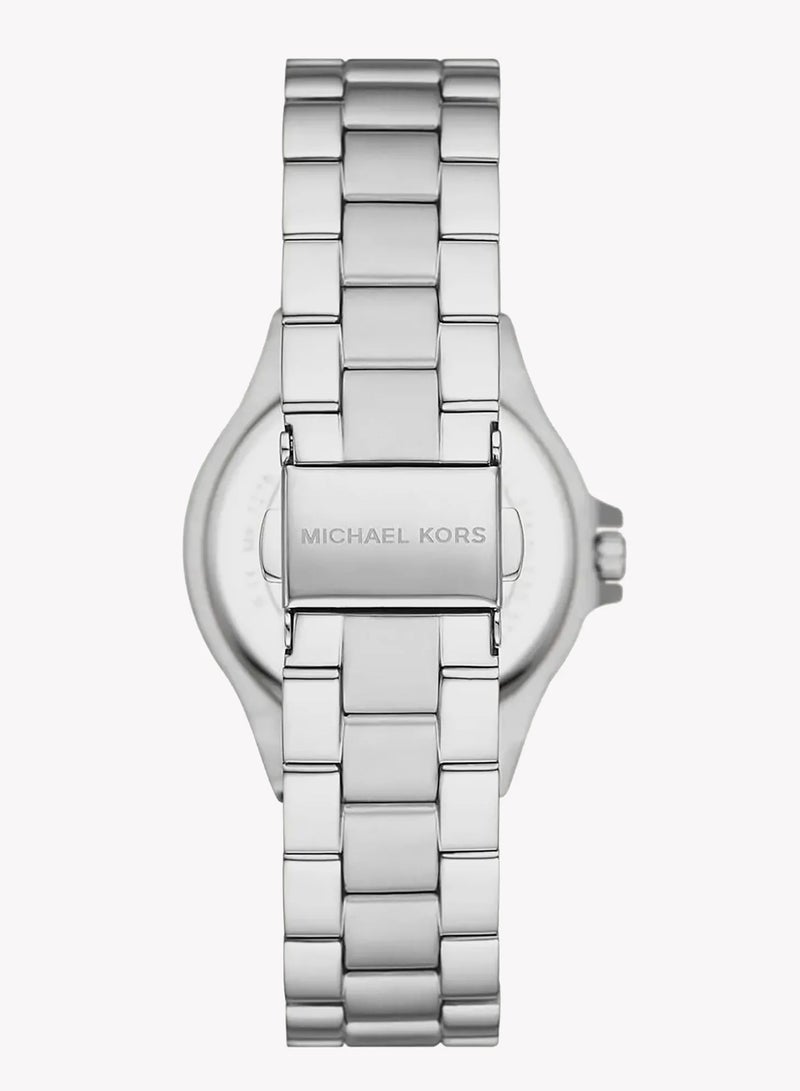 MK Women's Silver Stainless Steel Watch, Silver Dial | 7280 - Image 3