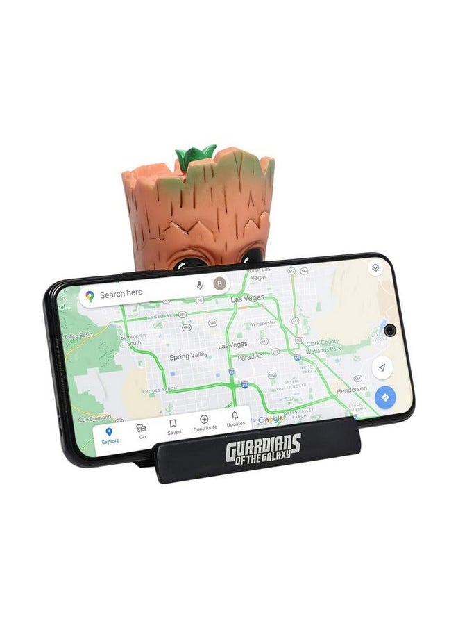 TechPro Techpro Super Hero Action Figure Limited Edition Bobblehead with Mobile Holder for Car Dashboard, Office Desk & Study Table- (Groot)  - Image 3