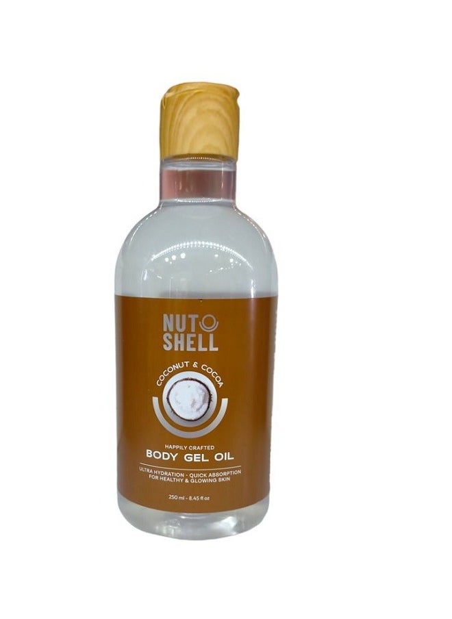 NUT SHELL - COCONUT AND COCOA BODY GEL OIL 250ML - Image 1