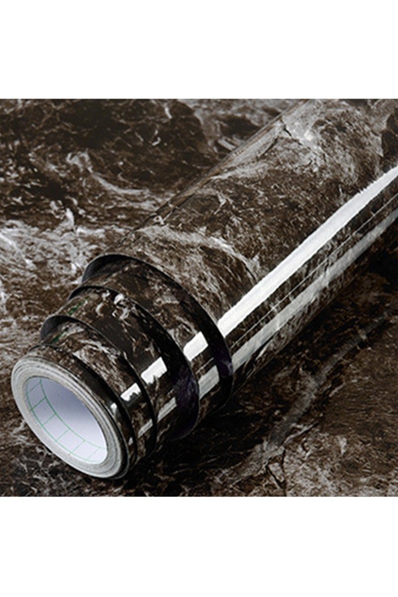 Sharpdo Kitchen Oil-proof Terrazzo Stickers Self-adhesive Tile Stove High Temperature Wall Stickers Quartz Stone Wallpaper 60*100cm(Expand) - Image 2