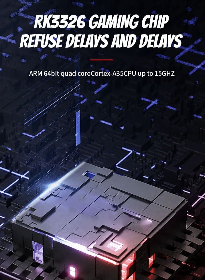 Y&D R35S Open Source Handheld Linux System 3.5 Inch Portable Retro Arcade Nostalgia PS1 Portable Handheld Game Console Portable Gaming Device Retro Gaming Classic Games Emulator Console Pocket Game Player SNES/GBA Emulator - Image 5