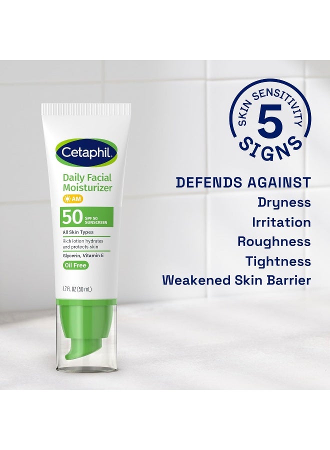 Cetaphil Daily Facial Moisturizer With Sunscreen Spf 50 (50Ml) 50ml - Image 4