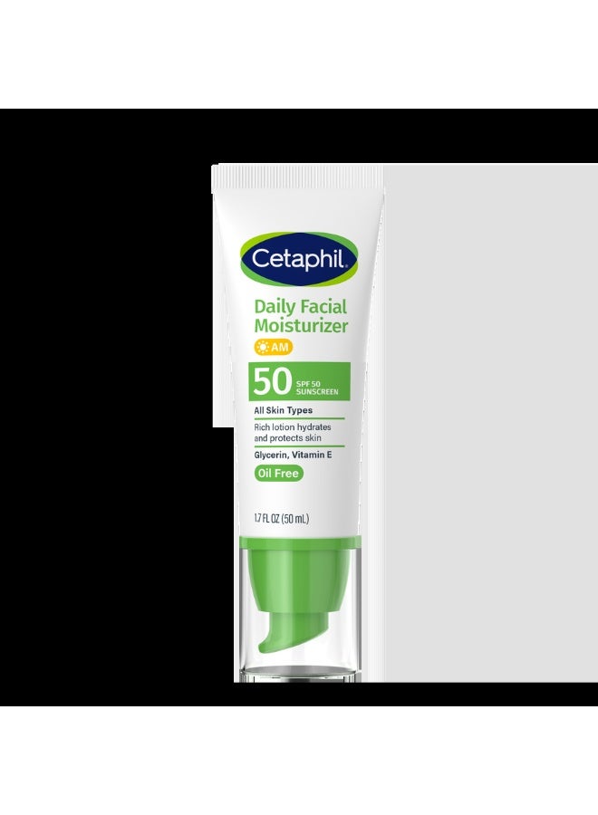 Cetaphil Daily Facial Moisturizer With Sunscreen Spf 50 (50Ml) 50ml - Image 3