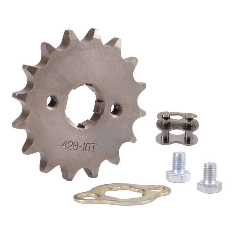 WOOSTAR Motorcycle 42816T Front Sprocket 20mm for 50cc 70cc 90cc 110cc 125cc Dirt Pit Bike Mini Bike ATV 4 Wheeler Moped