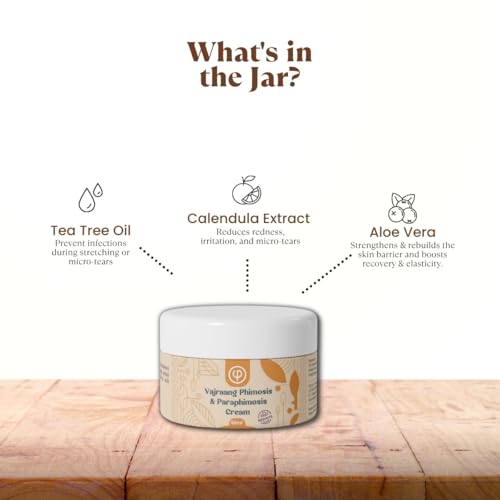 VAJRAANG Phimosis & Paraphimosis Cream – Steroid-Free Skin Recovery | Relieves Skin Tightness, Reduces Discomfort | for Daily Use | 60-Day Tube (1) - Image 4