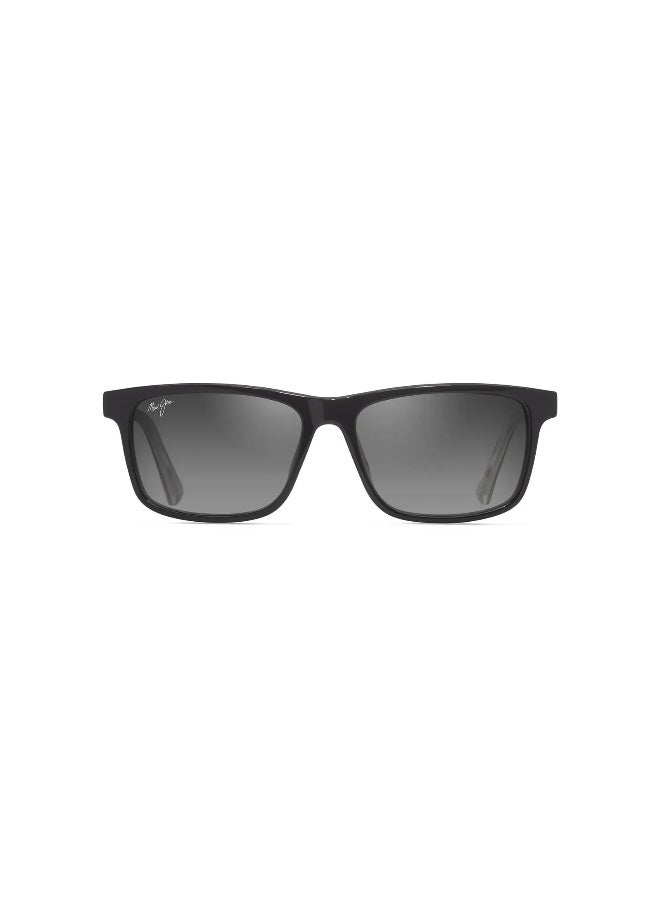 MAUI JIM Okina GS587 02 Men's Full Rim Rectangular Polarized Sunglasses - Image 2