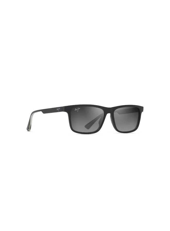 MAUI JIM Okina GS587 02 Men's Full Rim Rectangular Polarized Sunglasses - Image 1