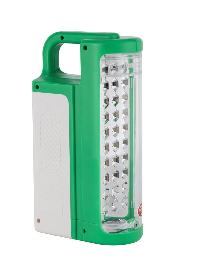 Olsenmark - فانوس طوارئ LED قابل لإعادة الشحن من Olsenmark OME2829، 30 قطعة LED، إعدادان للسرعة، وقت تشغيل 90 ساعة، حماية من الشحن الزائد، محمول، خفيف الوزن، مقبض حمل - Image 1