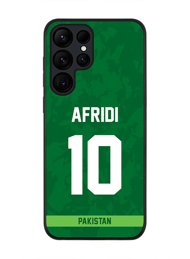 Stylizedd For Samsung Galaxy S25 Ultra 5G Case,Slim fit Camera Protection, Shockproof Thin Phone cover  - Pakistan AFRIDI, Jersey No 10 - Image 1