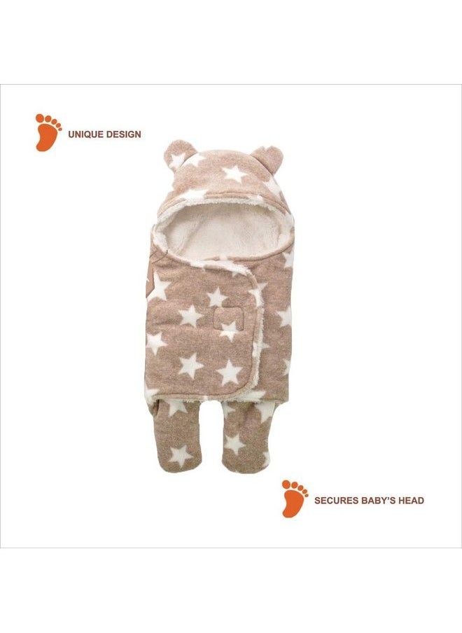 Double Layered Multipurpose Baby Blanket Wrapper (Choco Packer)