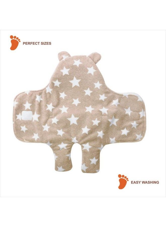 Double Layered Multipurpose Baby Blanket Wrapper (Choco Packer)