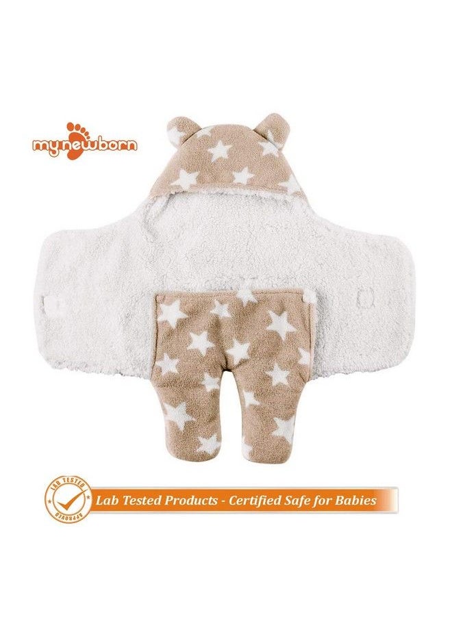 Double Layered Multipurpose Baby Blanket Wrapper (Choco Packer)