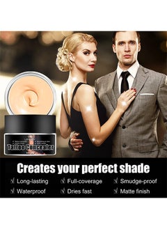 LANEMAY Tattoo Concealer，Tattoo Concealer Smudge Resistant Skin Perfecting Long Lasting Body Foundation-30g  - Image 2
