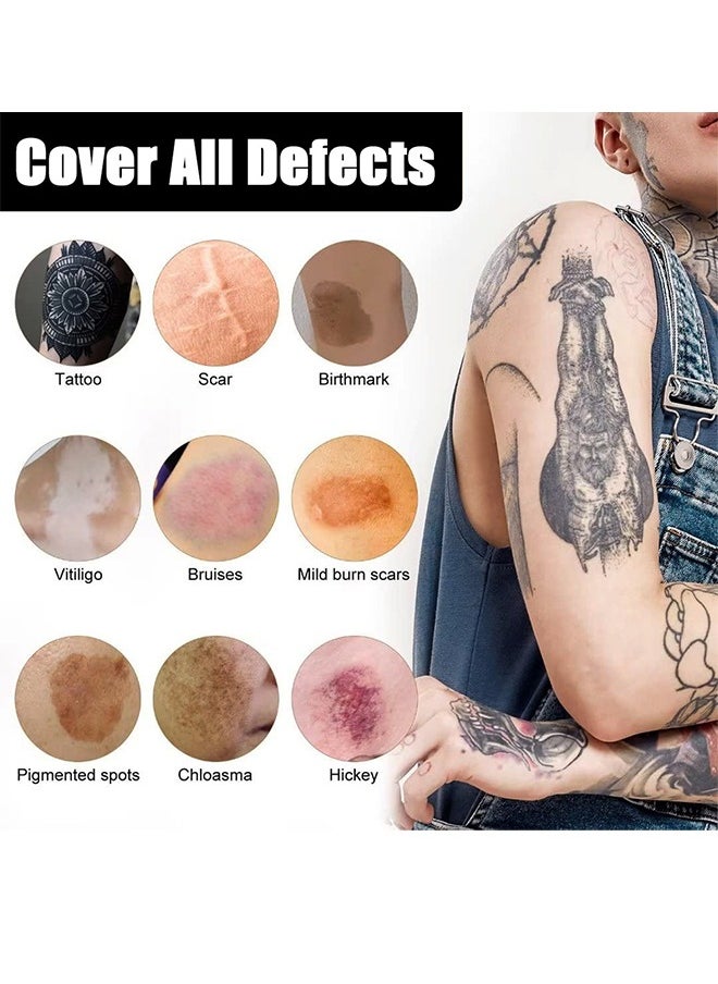 LANEMAY - Tattoo Concealer，Tattoo Concealer Smudge Resistant Skin Perfecting Long Lasting Body Foundation-30g - Image 1