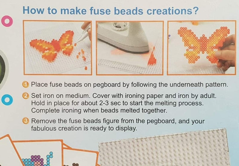 Ekta Plastic, Beads Pixels Jungle Safari Fridge Magnets Badges Making Kit for Children Creativity, Multicolour, Above The Age of 5 Years - Image 4