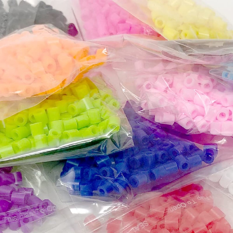 Ekta Plastic, Beads Pixels Jungle Safari Fridge Magnets Badges Making Kit for Children Creativity, Multicolour, Above The Age of 5 Years - Image 3