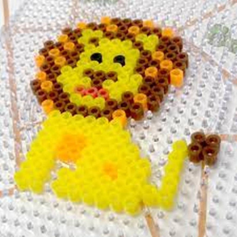 Ekta Plastic, Beads Pixels Jungle Safari Fridge Magnets Badges Making Kit for Children Creativity, Multicolour, Above The Age of 5 Years - Image 2