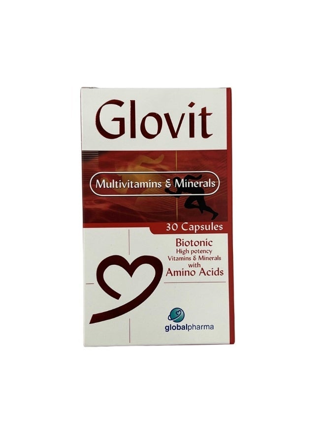 Glovit Mult Vit&Minr Cap 30S