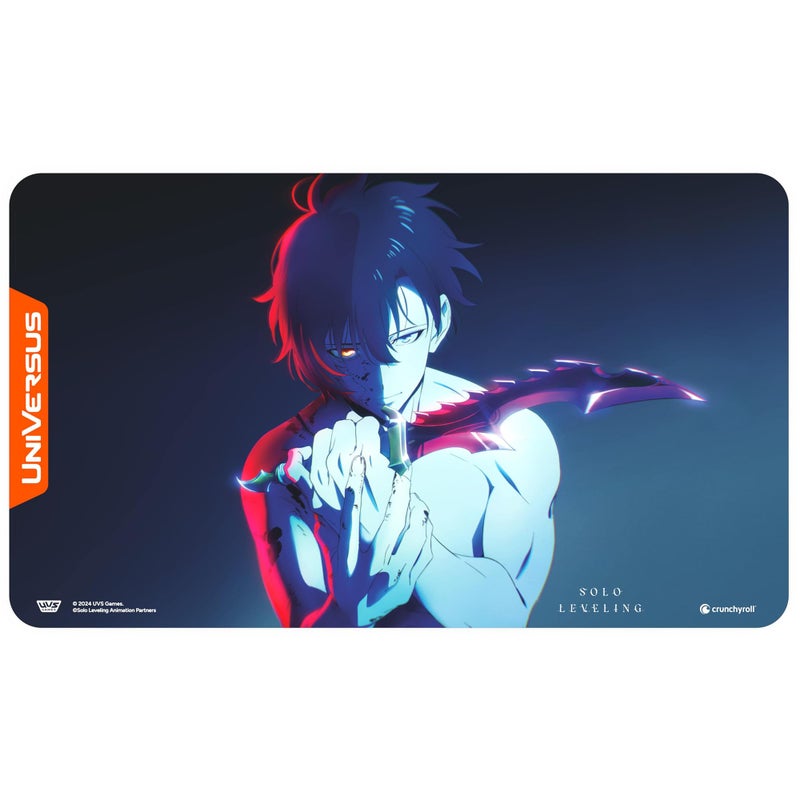 UniVersus Solo Leveling Hunters Dagger Playmat 24 x 14 Neoprene Mat NonSlip Back Tabletop Card Game Accessory UVS Games Officially Licensed - Image 3