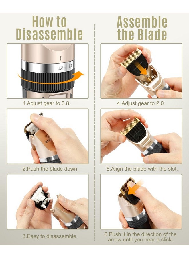 أوني سال شفرة بديلة لقص شعر الكلاب والقطط منخفضة الضوضاء من oneisall - Image 3