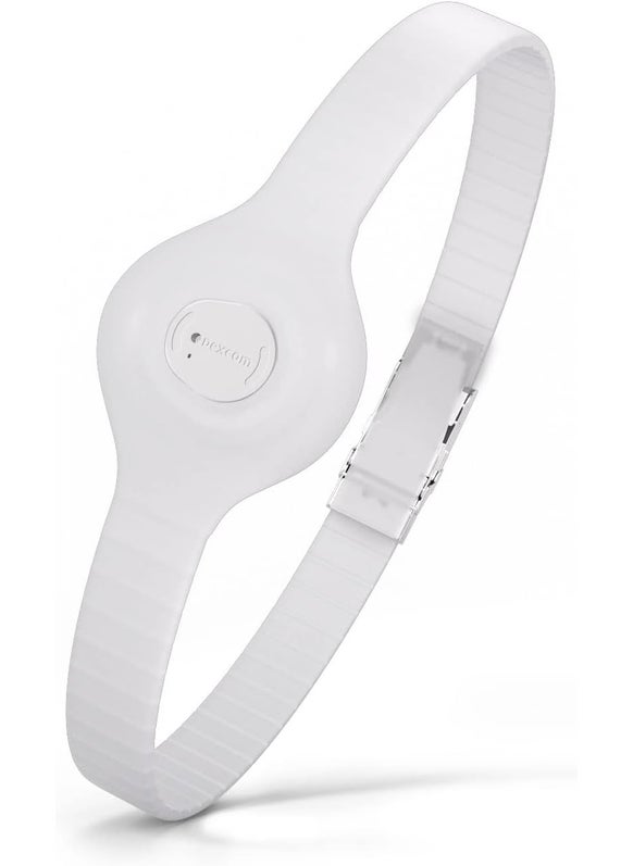 Divoti CGM Continuous Glucose Monitor Sensor Cover Armband Compatible with Dexcom G7, Trim-to-fit Adjustability- Transparent