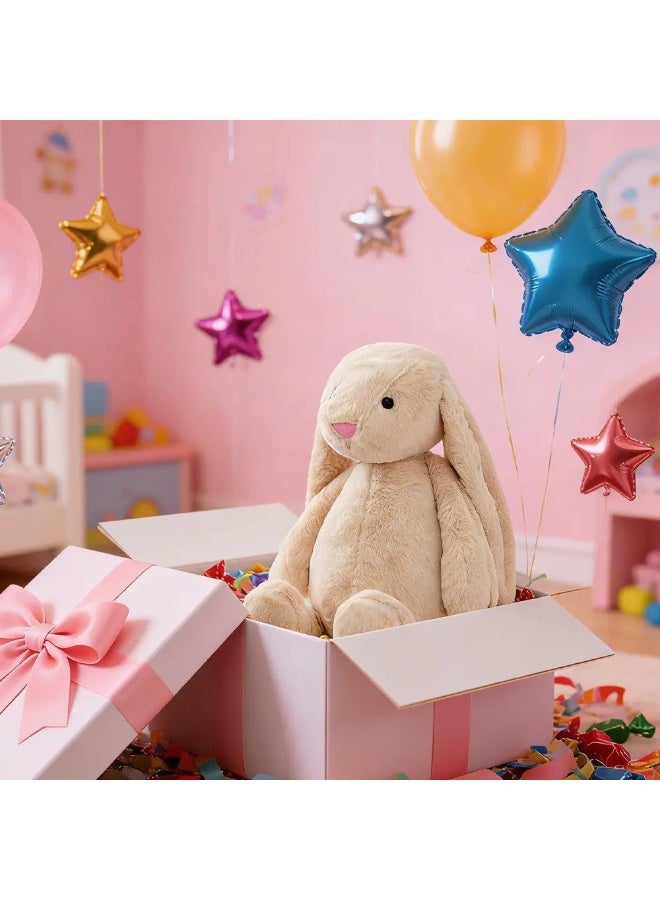 Unisex Soft Cotton Long Ear Stuffed Rabbit Plush Toy, Easter Bunny - Image 4