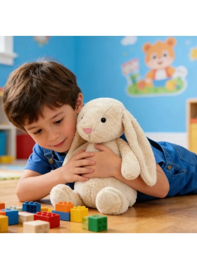 Unisex Soft Cotton Long Ear Stuffed Rabbit Plush Toy, Easter Bunny - Image 2