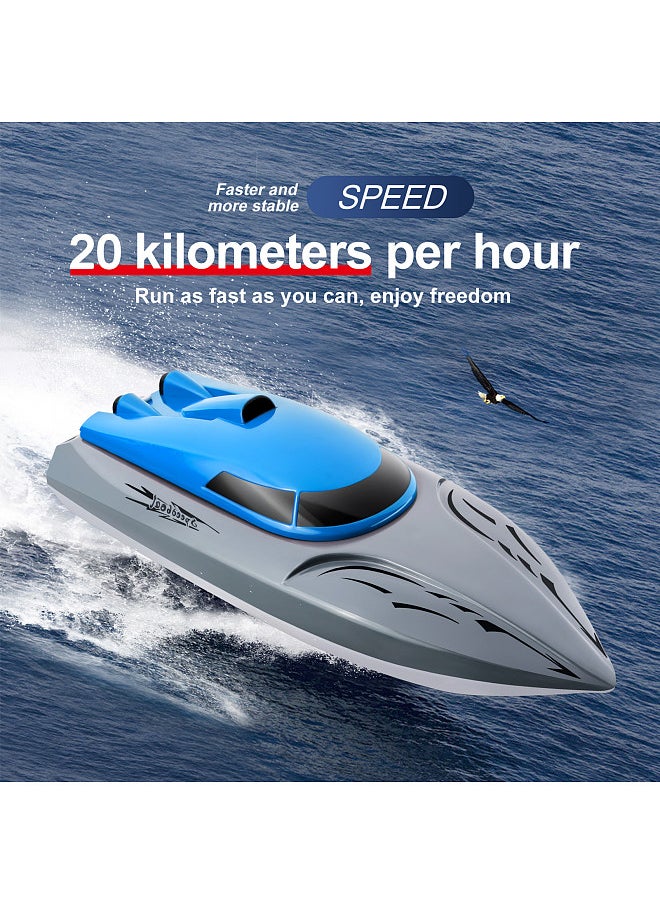 Generic - قارب سباق عالي السرعة 806 2.4G RC قارب سباق عالي السرعة 20KM/h مقاوم للماء هدية للأطفال - Image 1
