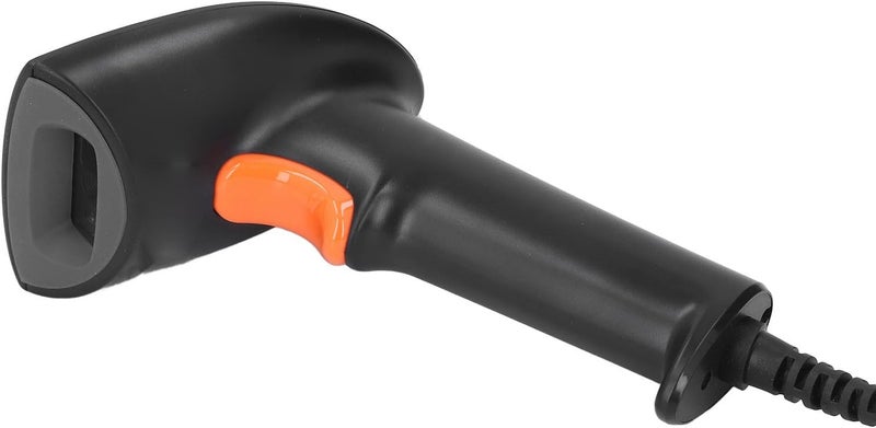 جهاز مسح الباركود Dpofirs USB Wired 1D/2D | قارئ محمول مزود بحامل لإدارة مخزون المتاجر التجارية - Image 2