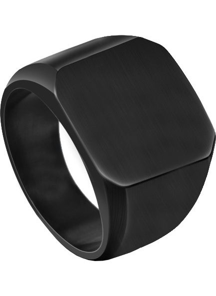 Matte Black Men's Steel Ring Dr98 - pzsku/Z2BF58B43CDB57020B4C7Z/45/_/1725792904/c7d56587-436f-4484-beb2-5042d2a122e8