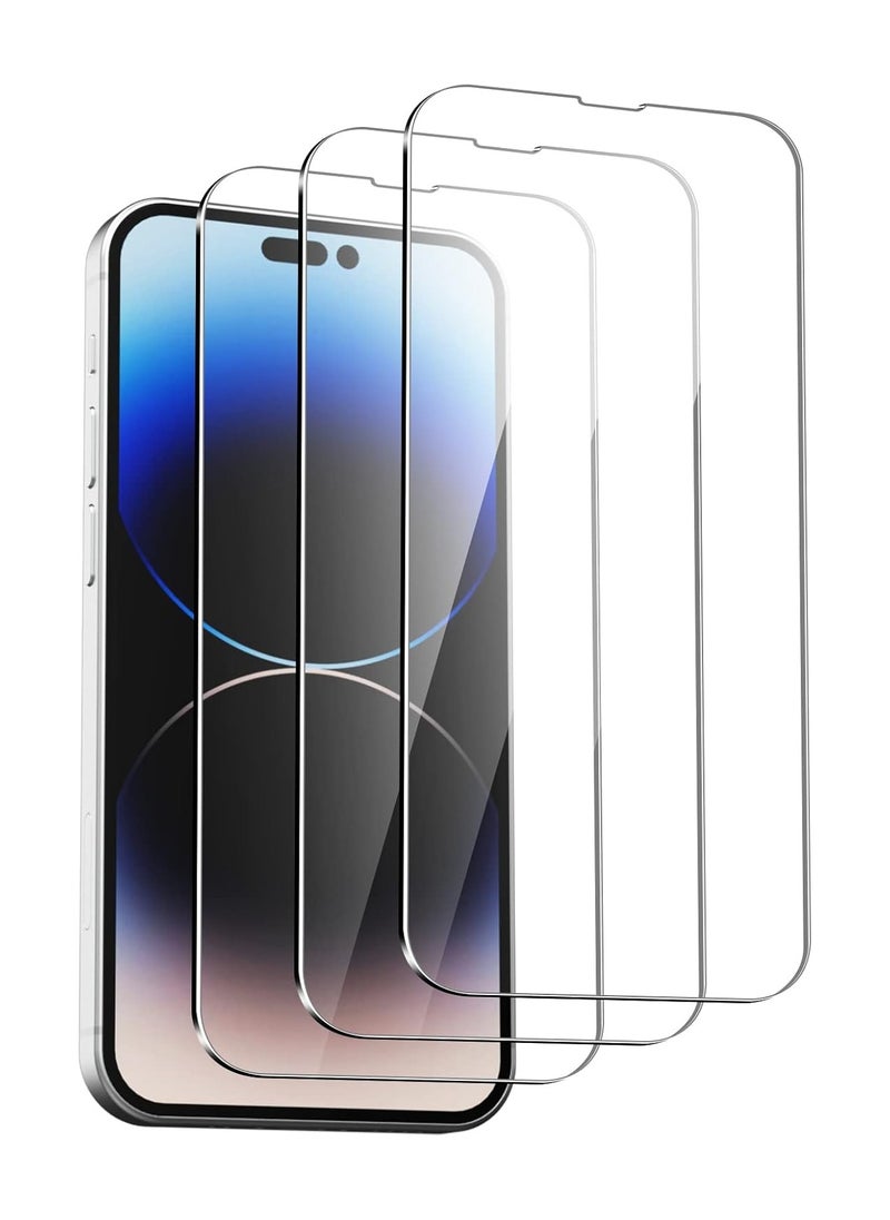 3 Pack Screen Protector for iPhone 13/13 Pro, Tempered Glass 9H Hardness Scratch and Shatterproof Easy Installation (6.1 Inch) - pzsku/Z2BF5927CE3133030D20EZ/45/_/1733845778/07a2d07e-c93f-4dbf-8c5c-531dd7f1082d