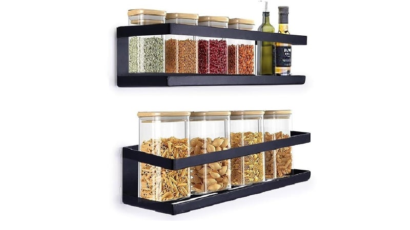 PAXCOO PAXCCO 1PCS Magnetic standorganizer for Fridge Decoration Items Side Storage Rack Washing Machine Organizer Storage Shelf Fridge Accessories Items Spice Storage Shelf Kitchen Organizer  - Image 4