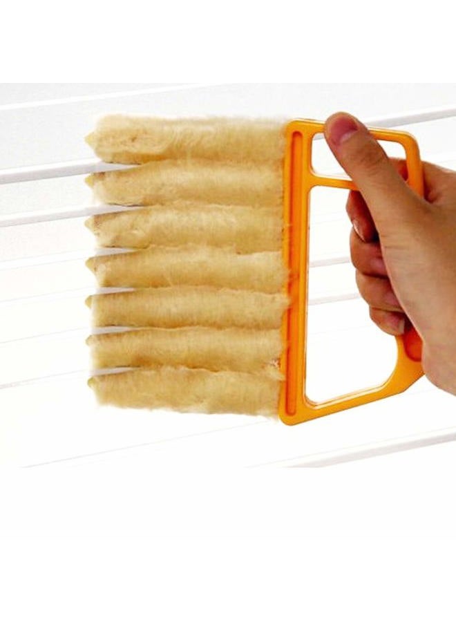Setaria Viridis 2 Pcs blind cleaner Washable Window Dusting Cleaner Tool Mini Blind Duster Brush Dust Clean Venetian Blind Brush Window Air Conditioner Duster Dirt With 7 Slat Handheld Household Kitchen Cleaning - Image 2