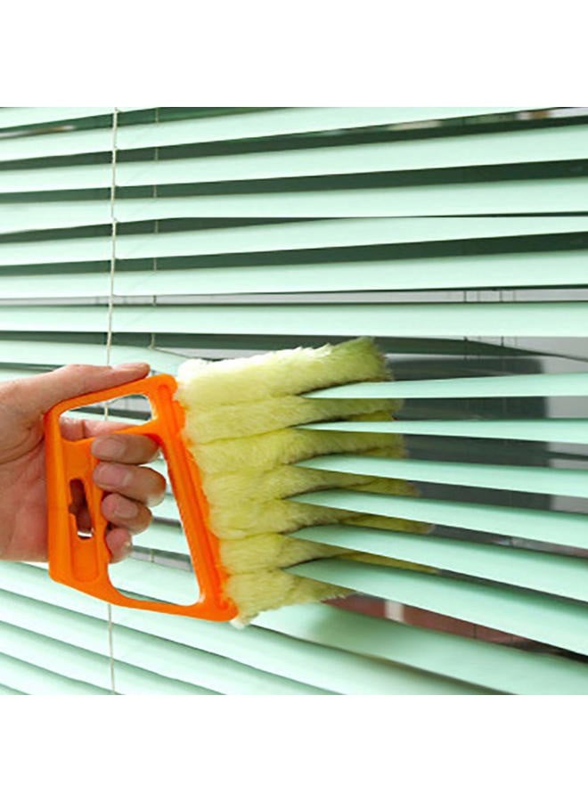 Setaria Viridis 2 Pcs blind cleaner Washable Window Dusting Cleaner Tool Mini Blind Duster Brush Dust Clean Venetian Blind Brush Window Air Conditioner Duster Dirt With 7 Slat Handheld Household Kitchen Cleaning - Image 5