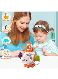XiuWoo Montessori Busy Cube for Toddlers, Baby Toddler Learning Educational Toys for 9-18 Month 1-5 Years Old, Fidget Busy Board Sensory Travel Toys for Children with Autistic  - Image 2