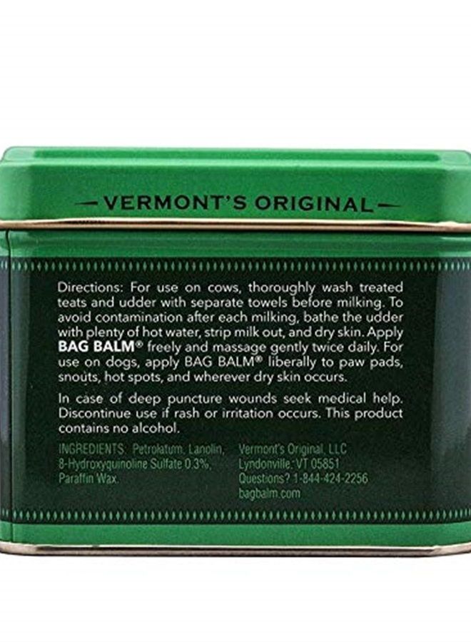 Bag Balm Vermont's Original for Cracked Hands, Dry Skin - Moisturizing Lotion Salve 8 Ounce - 2 Pack - Image 1