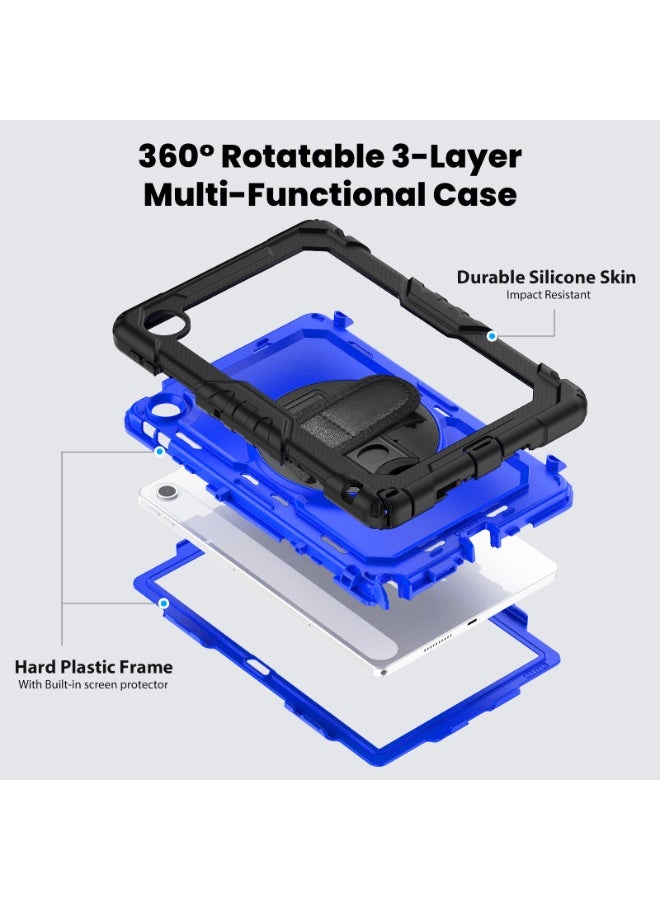 عام غطاء لوحي لـ Lenovo Tab 10.1 بوصة (2025) TB311FU/TB311XU: 【واقي شاشة مدمج】 حامل دوار 360°، غطاء متين مقاوم للصدمات مع حزام يد/كتف. - Image 2