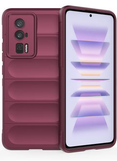 جولدن ماسك شاومى بوكو اف 5 برو/ريدمى كى 60/كى 60 برو (Xiaomi Poco F5 Pro/Redmi K60/K60 Pro) جراب ماجيك كيس كفر حماية للهاتف - (نبيتى)  - Image 2