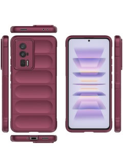 جولدن ماسك شاومى بوكو اف 5 برو/ريدمى كى 60/كى 60 برو (Xiaomi Poco F5 Pro/Redmi K60/K60 Pro) جراب ماجيك كيس كفر حماية للهاتف - (نبيتى)  - Image 3