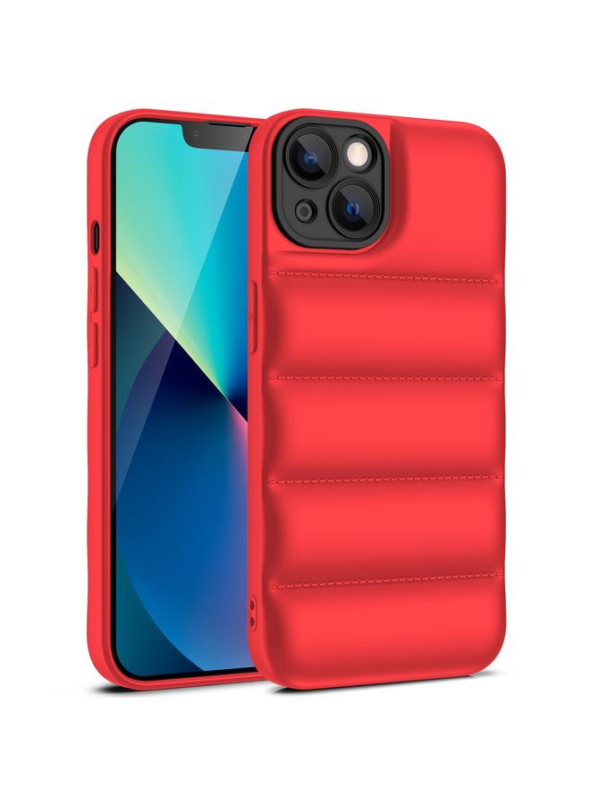 زبون جراب هاتف مقاوم للصدمات من مادة إيدر داون مع وسادة هوائية لهاتف iPhone 13 - Image 1