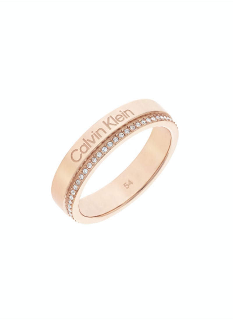 CALVIN KLEIN CALVIN KLEIN JEWELRY MINIMAL LINEAR FAMILY WOMENS RING - 35000202E  - Image 1